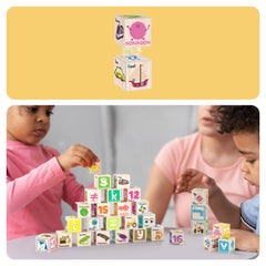 PicassoTiles 36pc 1" Magnetic Cubes Set - Ages 3+-5