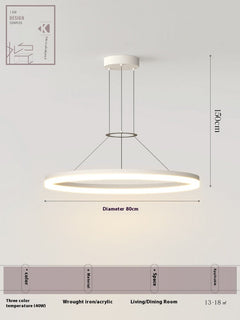 Creative Commercial Round Restaurant Chandelier-4