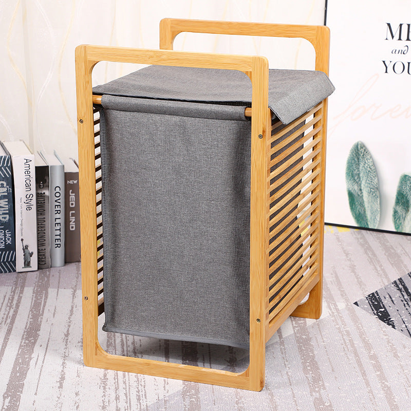 Simple Folding Japanese Nanzhu Fabric Shelf-7