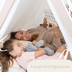 Comfy Cubs - Kids Play Tent - Natural Wood - Ages 1+-8