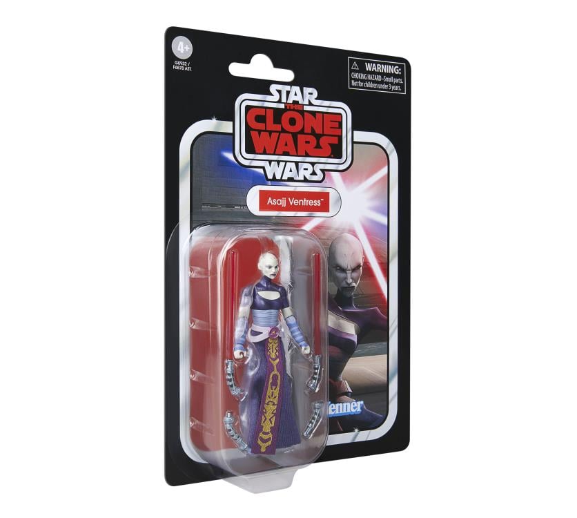 Star Wars: The Vintage Collection Asajj Ventress (The Clone Wars) Action Figure-10