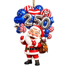 Santa Christmas Ornament-1