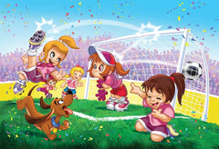 Eurographics Go Girls Go! Soccer 100-Piece Puzzle - Ages 5+-2