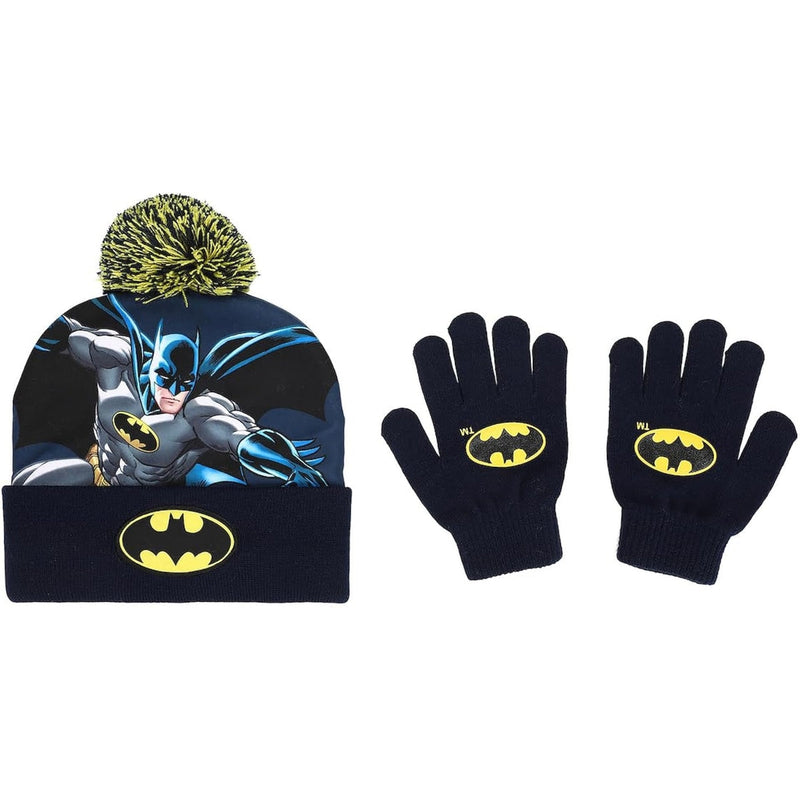 Batman Pompom Beanie and Glove Set-1