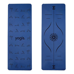 Yoga Mat Posture Line Non-Slip TPE Fitness Mat – Beginner Support &amp; Alignment Guide-8