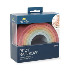 Itzy Ritzy - Ritzy Rainbow™ Stacking Toy - Ages 6+ Months-1