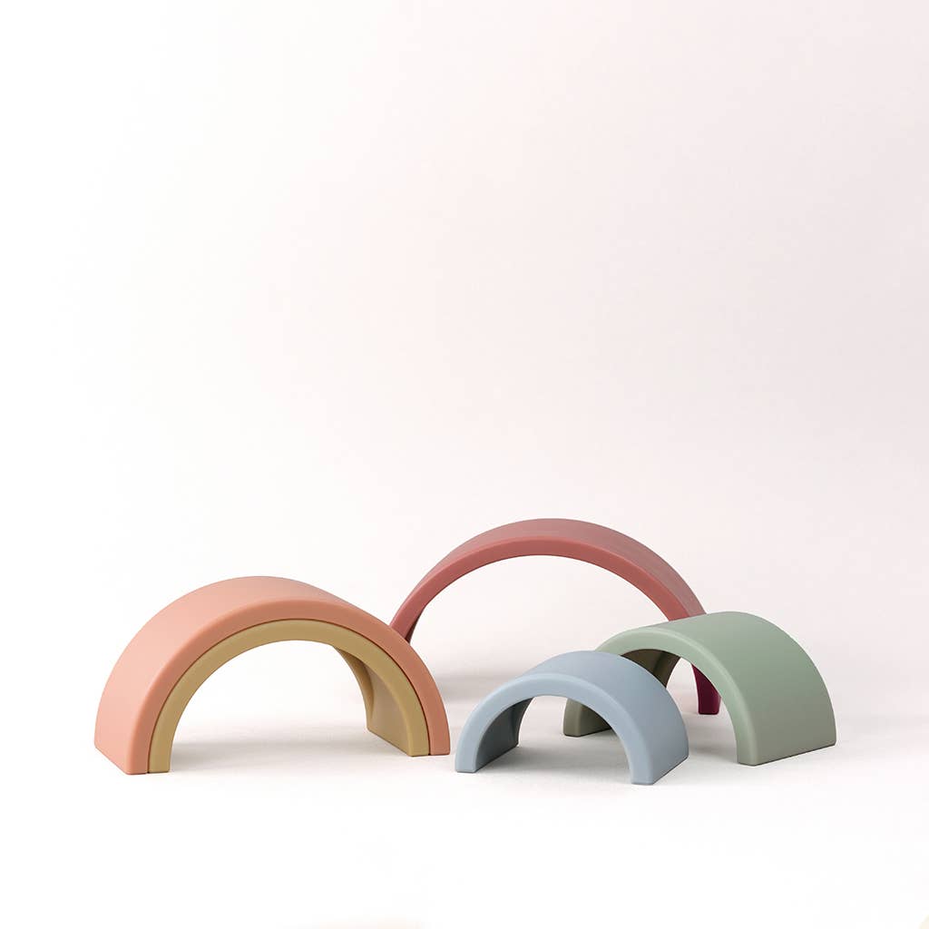 Itzy Ritzy - Ritzy Rainbow™ Stacking Toy - Ages 6+ Months-5