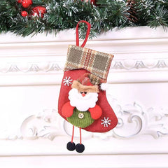Christmas Stocking Pendant – Festive Holiday Gift Bag Hanging Decoration-2