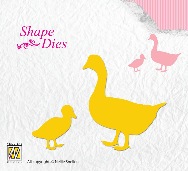 Nellie's Choice - Shape Die Geese-1