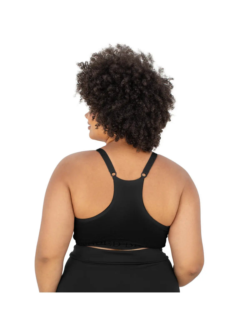 Sublime® Hands-Free Pumping & Nursing Sports Bra | Black-2
