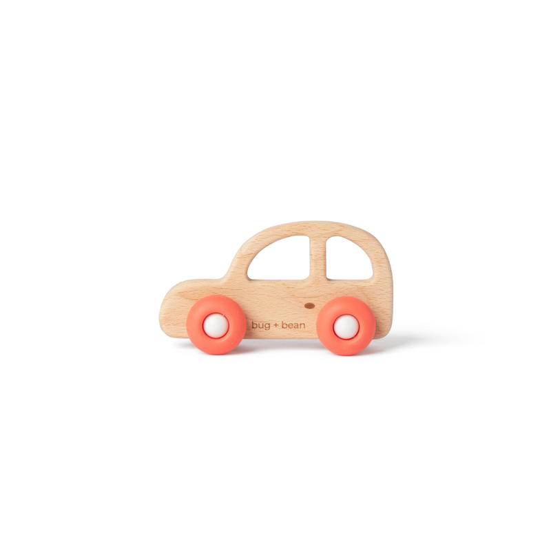 bug + bean kids - Wooden Car Toy - Ages 1+-1