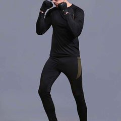 Men’s Thermal Sports Workout Set – Warm Athletic Base Layer Underwear-1