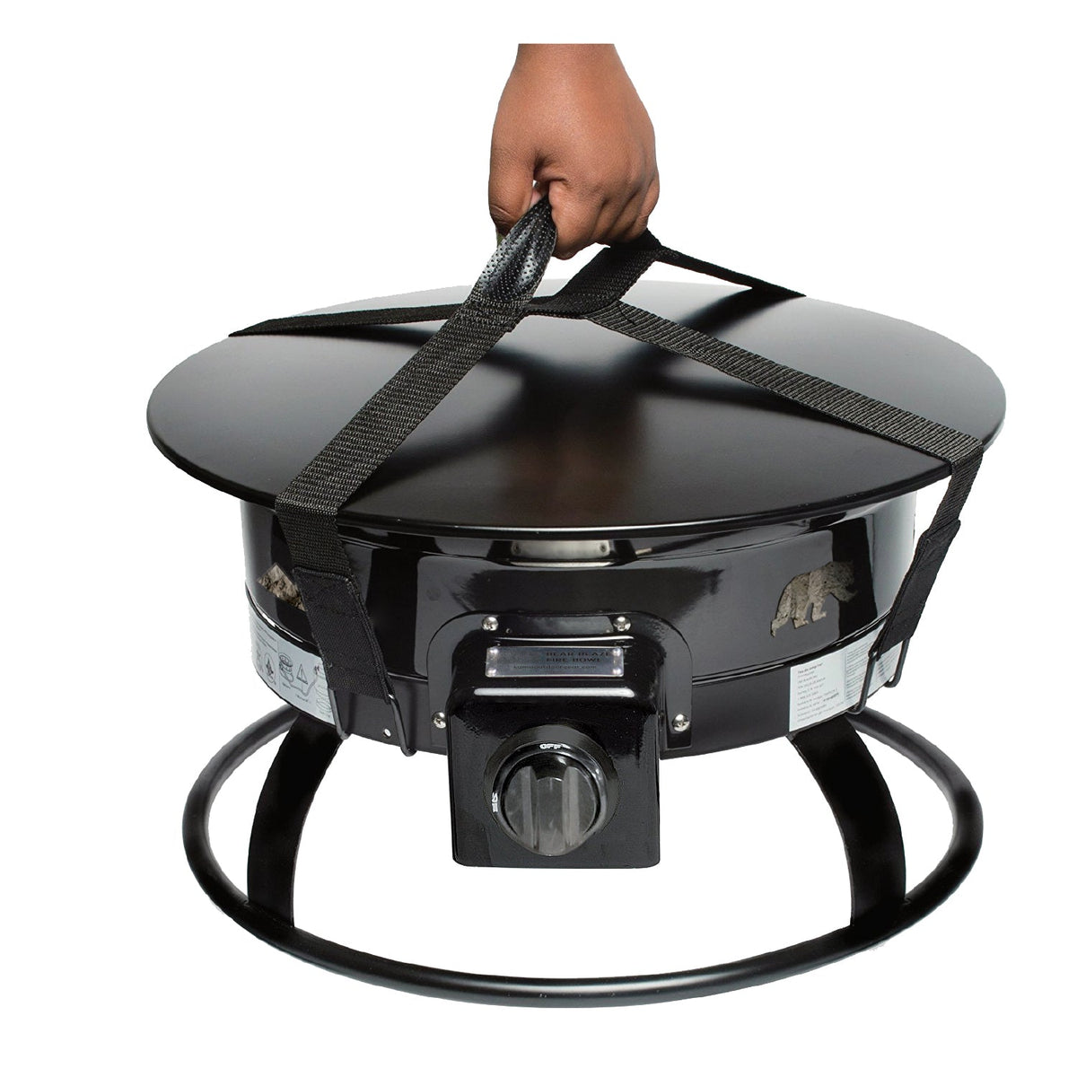 Kuma 19" Bear Blaze Bowl Propane Fire Bowl-2