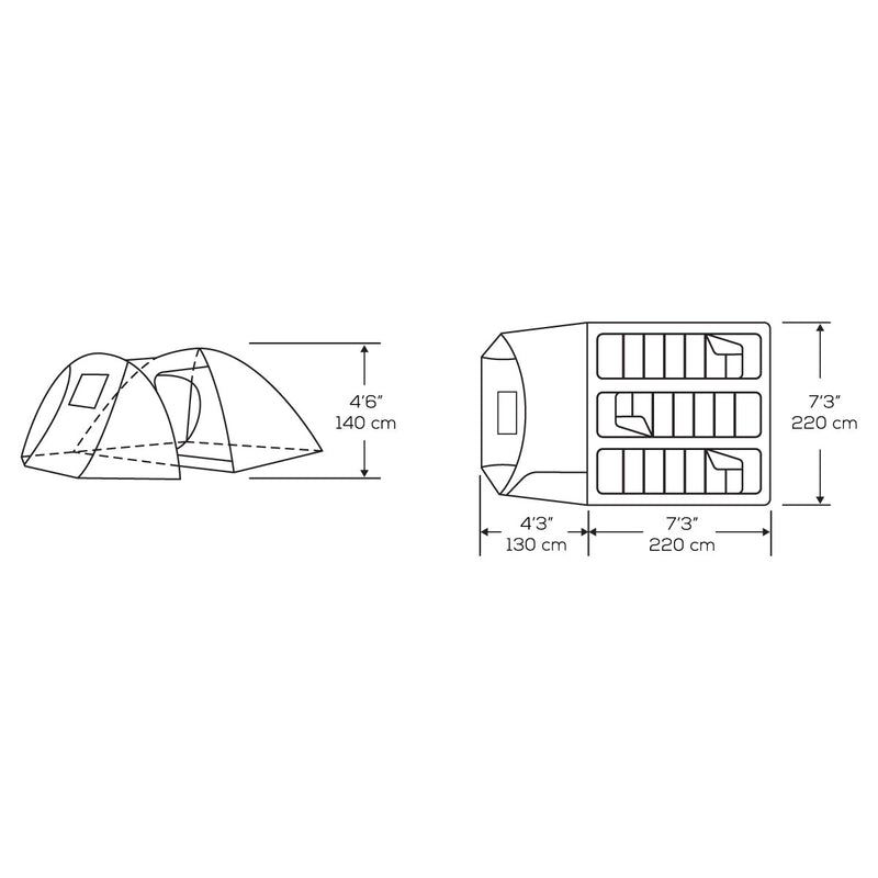 Kuma Bear Den 3 Tent-6