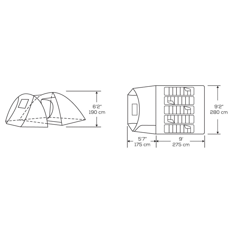 Kuma Bear Den 5 Tent-4