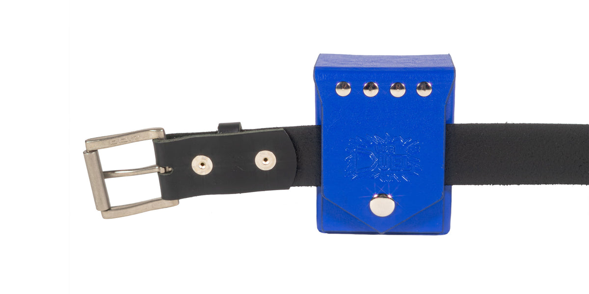Kaiba Blue Deck Box + Belt Loop - Hard Shell - Faux Leather-4