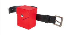Red Deck Box + Belt Loop - Hard Shell - Faux Leather-3