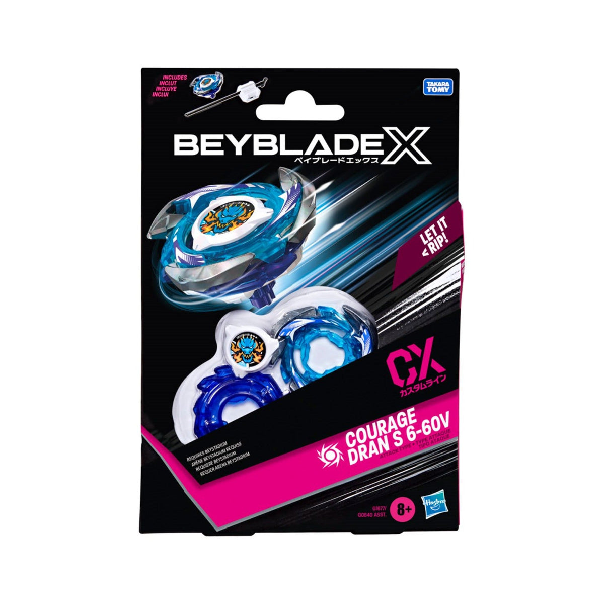 (Hasbro) Beyblade X - Courage Dran S 6-60V CX Starter Pack