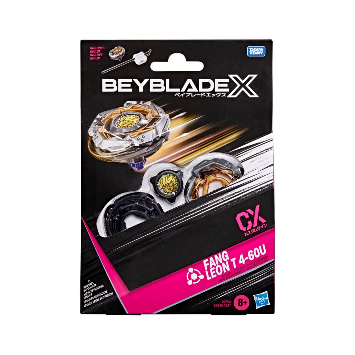 (Hasbro) Beyblade X - Fang Leon T 4-60U CX Starter Pack-1