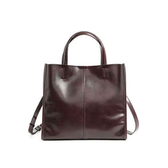 Genuine Leather High-End Womens Stylish And Versatile Handbag-2
