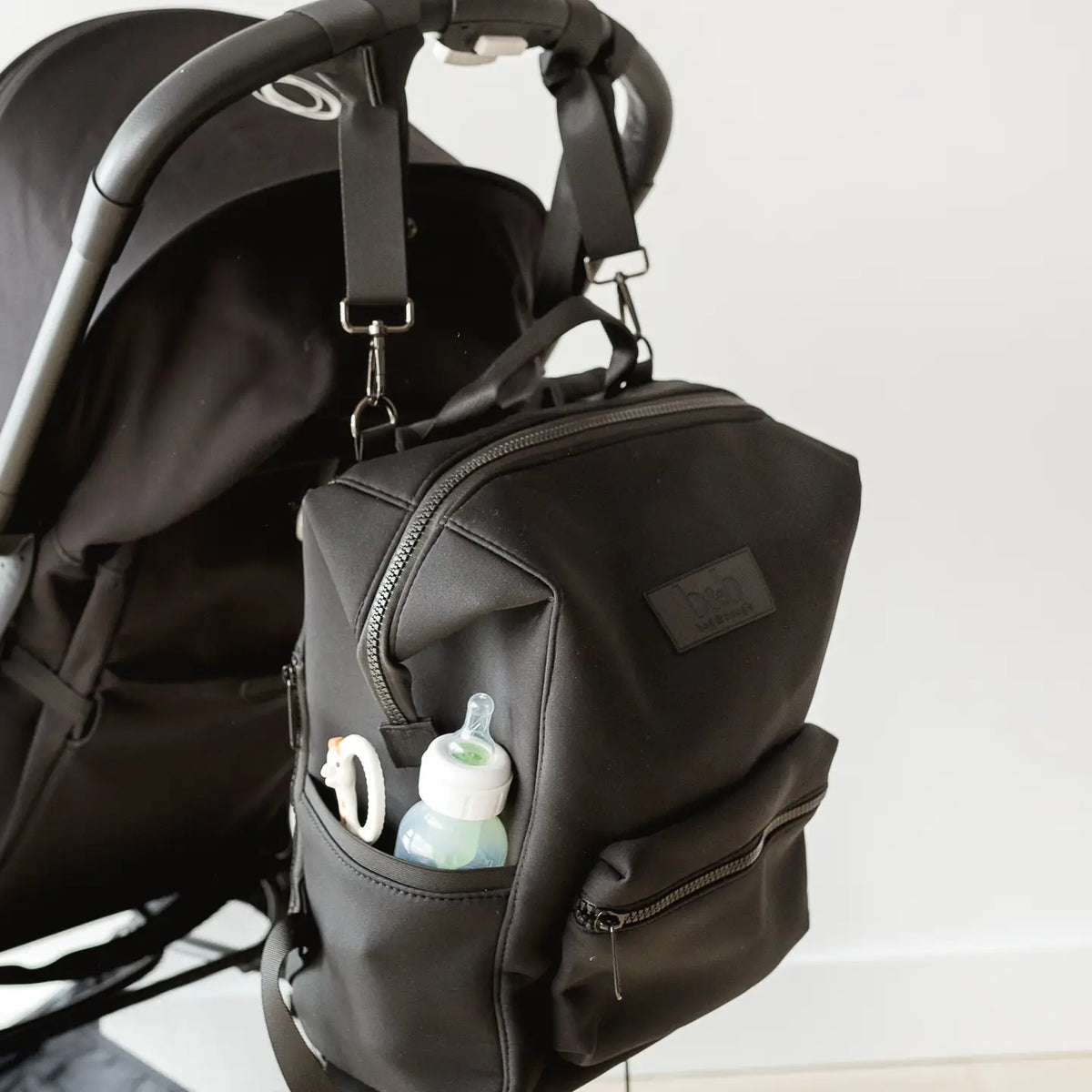 Baby Diaper Backpack | Black | Bag and Bougie-2