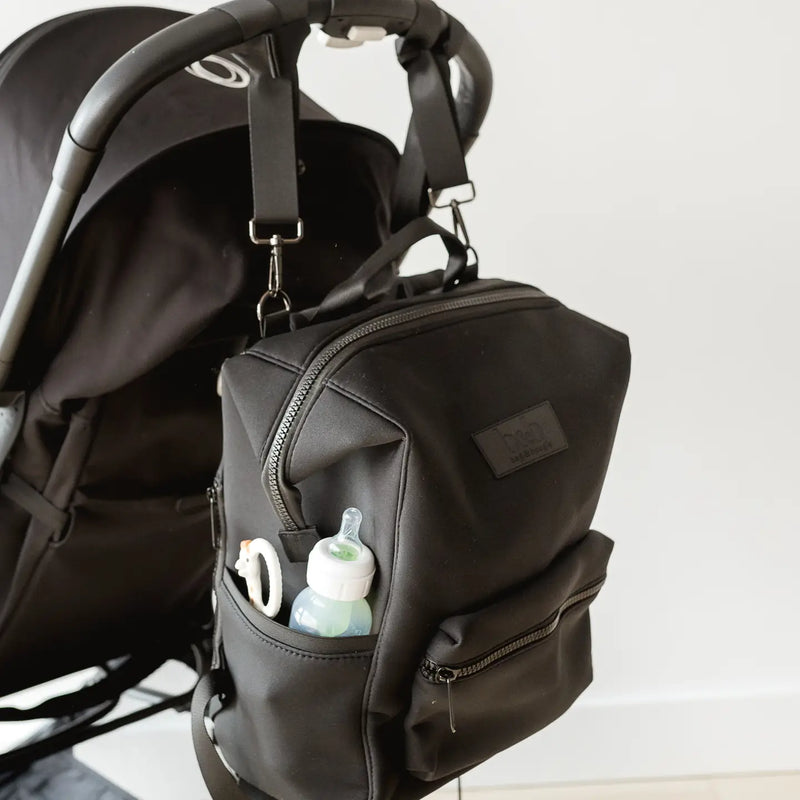 Baby Diaper Backpack | Black | Bag and Bougie-2