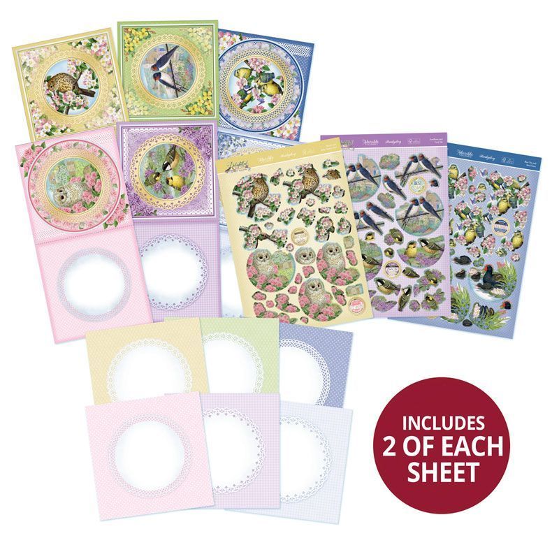 Delightful Birds - A New Season Decoupage Card Kit-1