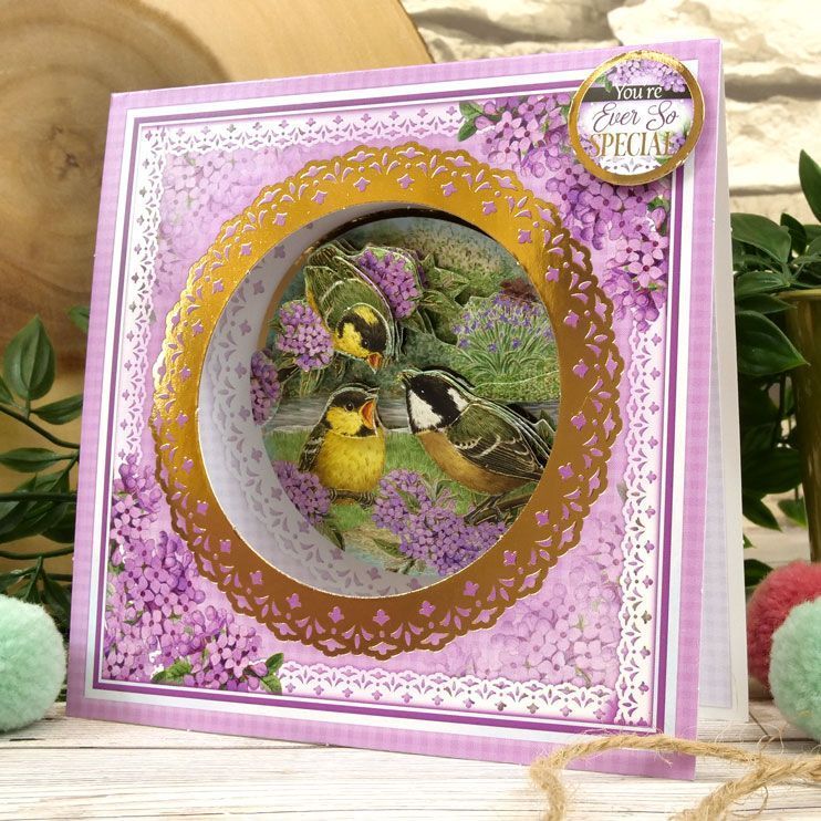 Delightful Birds - A New Season Decoupage Card Kit-4