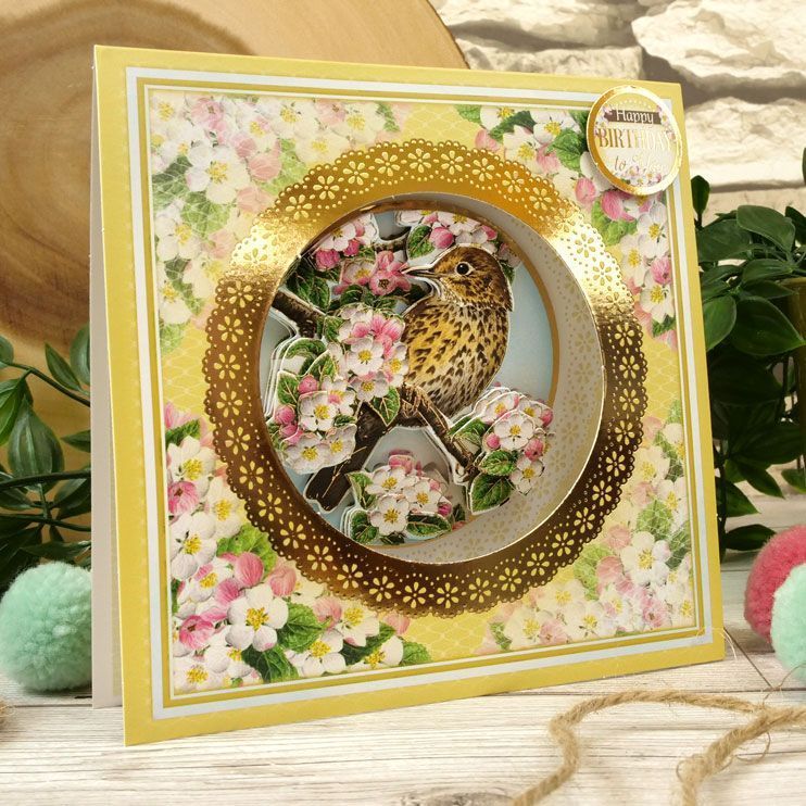 Delightful Birds - A New Season Decoupage Card Kit-6