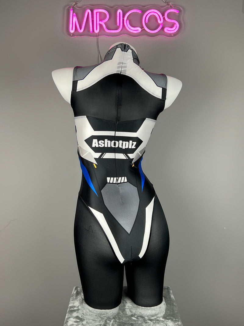 Anime Sci-Fi Spandex Cosplay Open Crotch Bodysuit Costume Lingerie Zentai-12