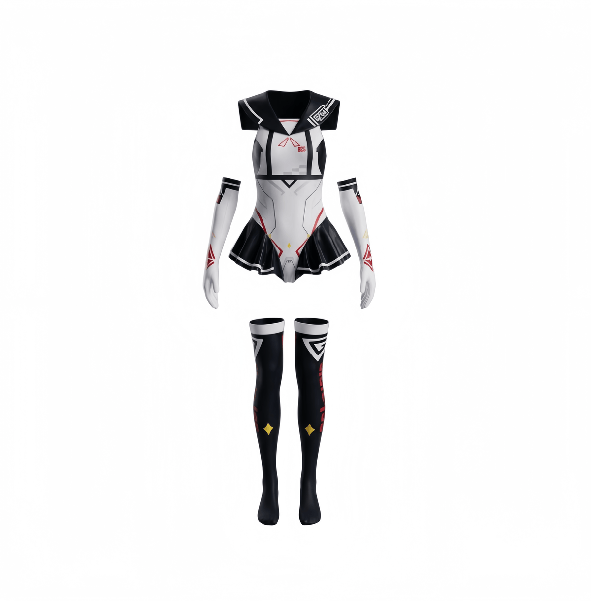 Japanese Anime Girl Spandex Swimwear Racing Suit Wet Suit Race Queen Costume-15