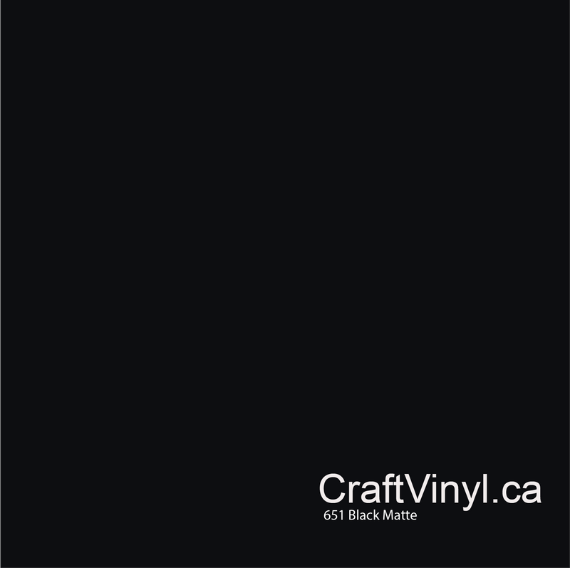 Oracal 651 Matte Black #070 sheets and rolls-3