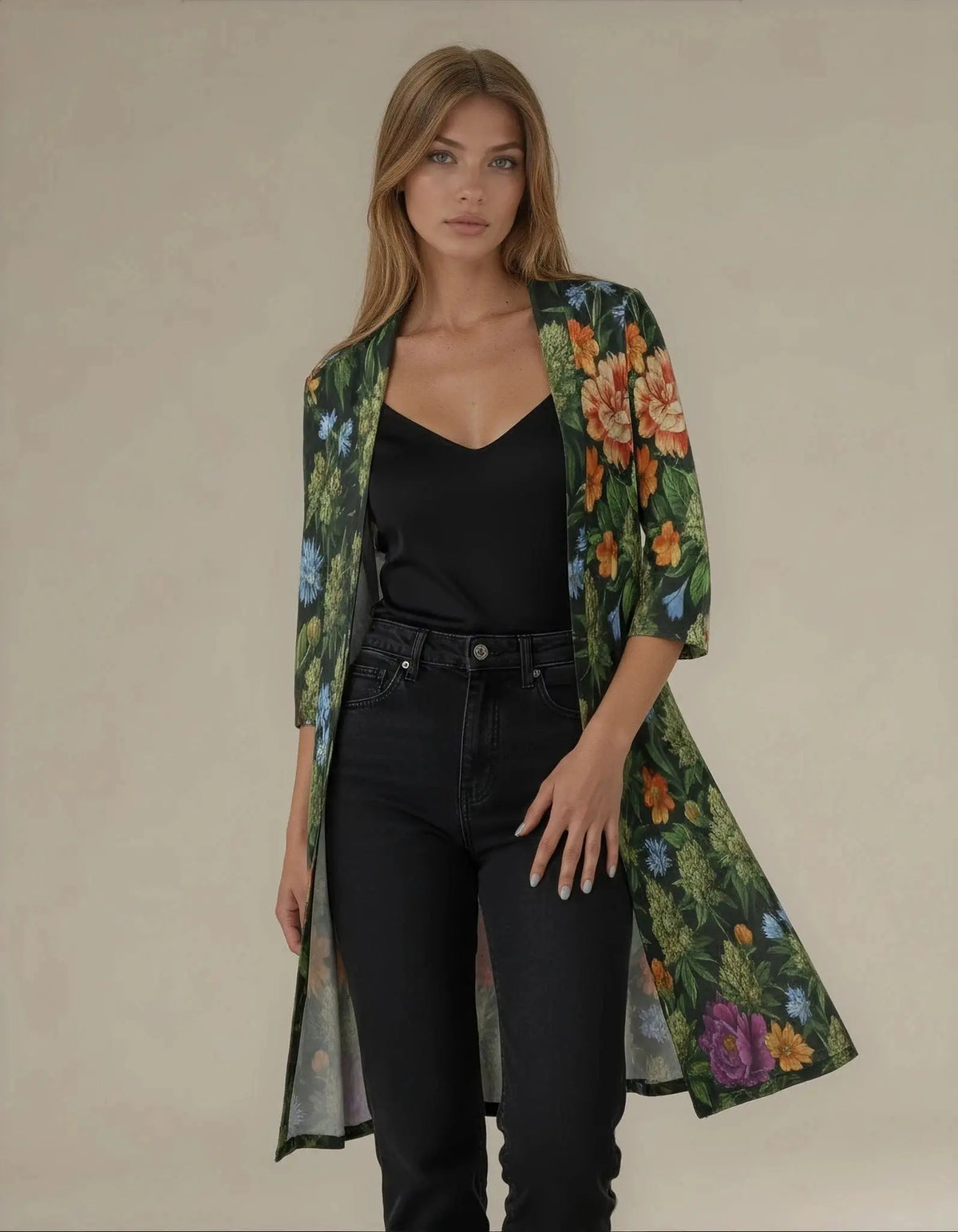 Bloom Mid-Length Cardigan-1