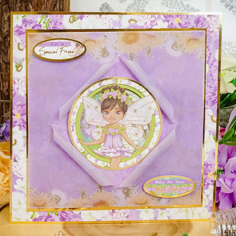 Fairy Blossoms Printed Parchment-2