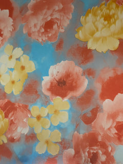 Craft HTV Flowers Gold Heat Transfer Vinyl (Comes with Protective Film or Liner)-1