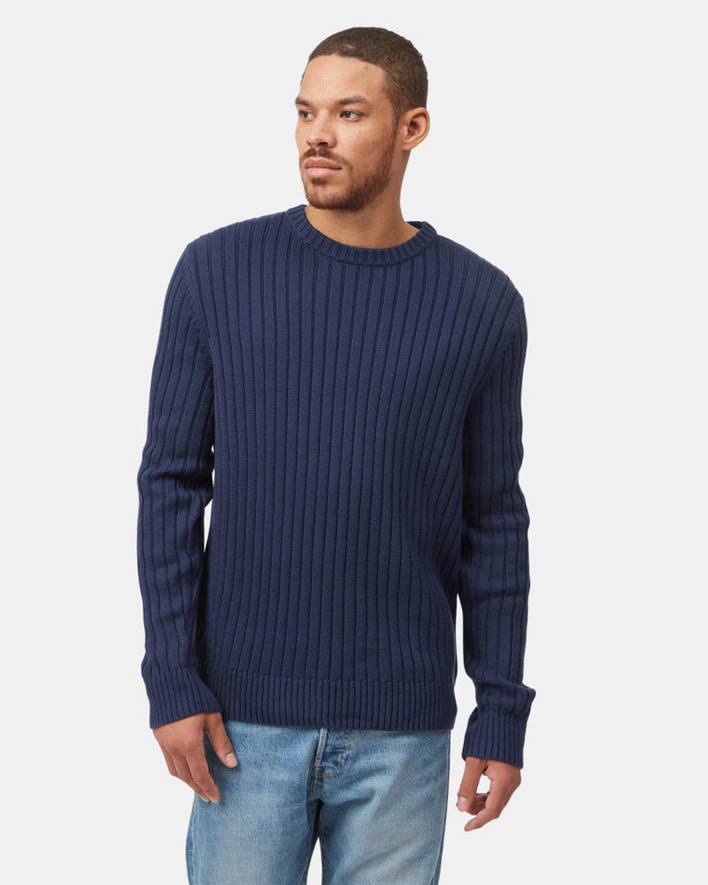 Highline Cotton Wide Rib Crew-1