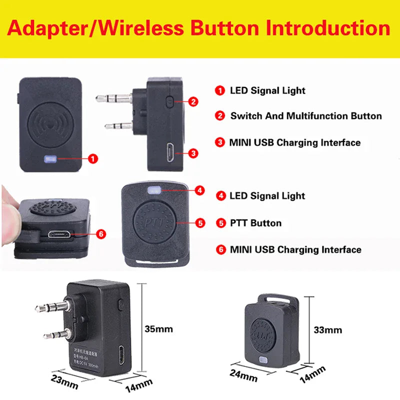 Radio Bluetooth Push-to-Talk Adapter-6