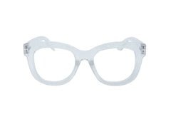 Boléro Alba — Oversized Clear Reading Glasses-2