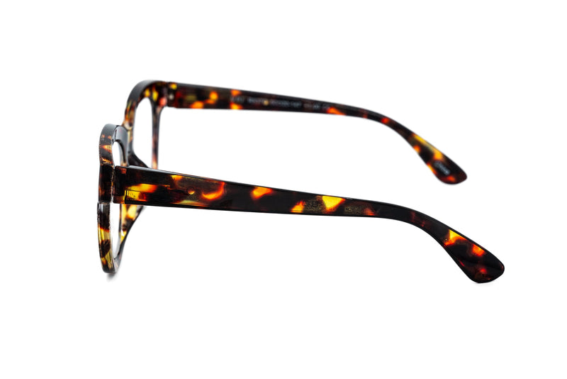 Boléro Alba — Oversized Clear Reading Glasses-6
