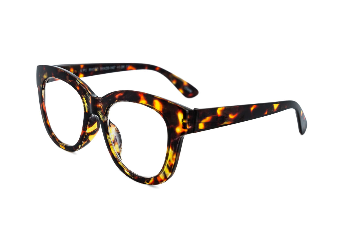 Boléro Alba — Oversized Clear Reading Glasses-4