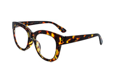 Boléro Alba — Oversized Clear Reading Glasses-4
