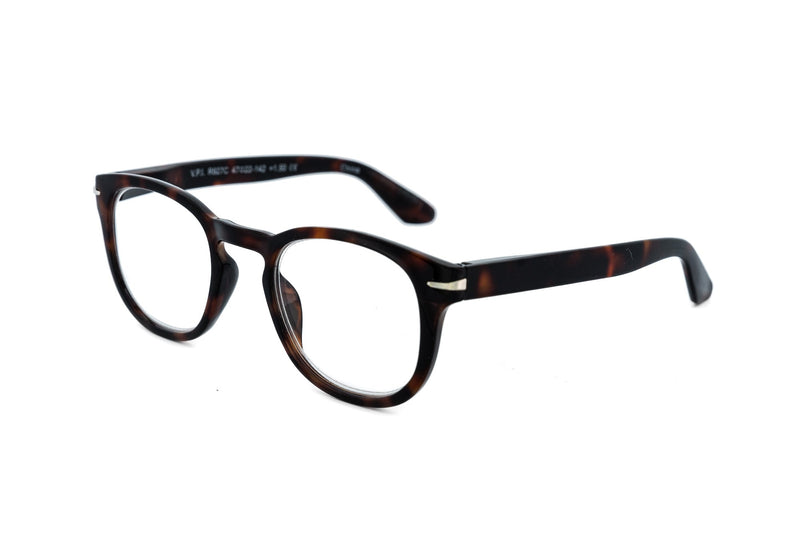 Boléro Ambra — Round Keyhole Reading Glasses-4