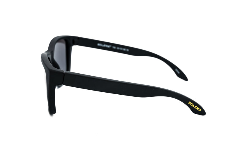 Boléro Arvado — Floating Matte Black Classic Square Polarized Sunglasses-3