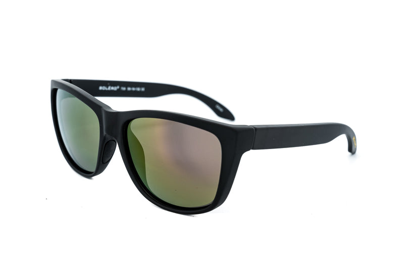 Boléro Arvado — Floating Matte Black Classic Square Polarized Sunglasses-1