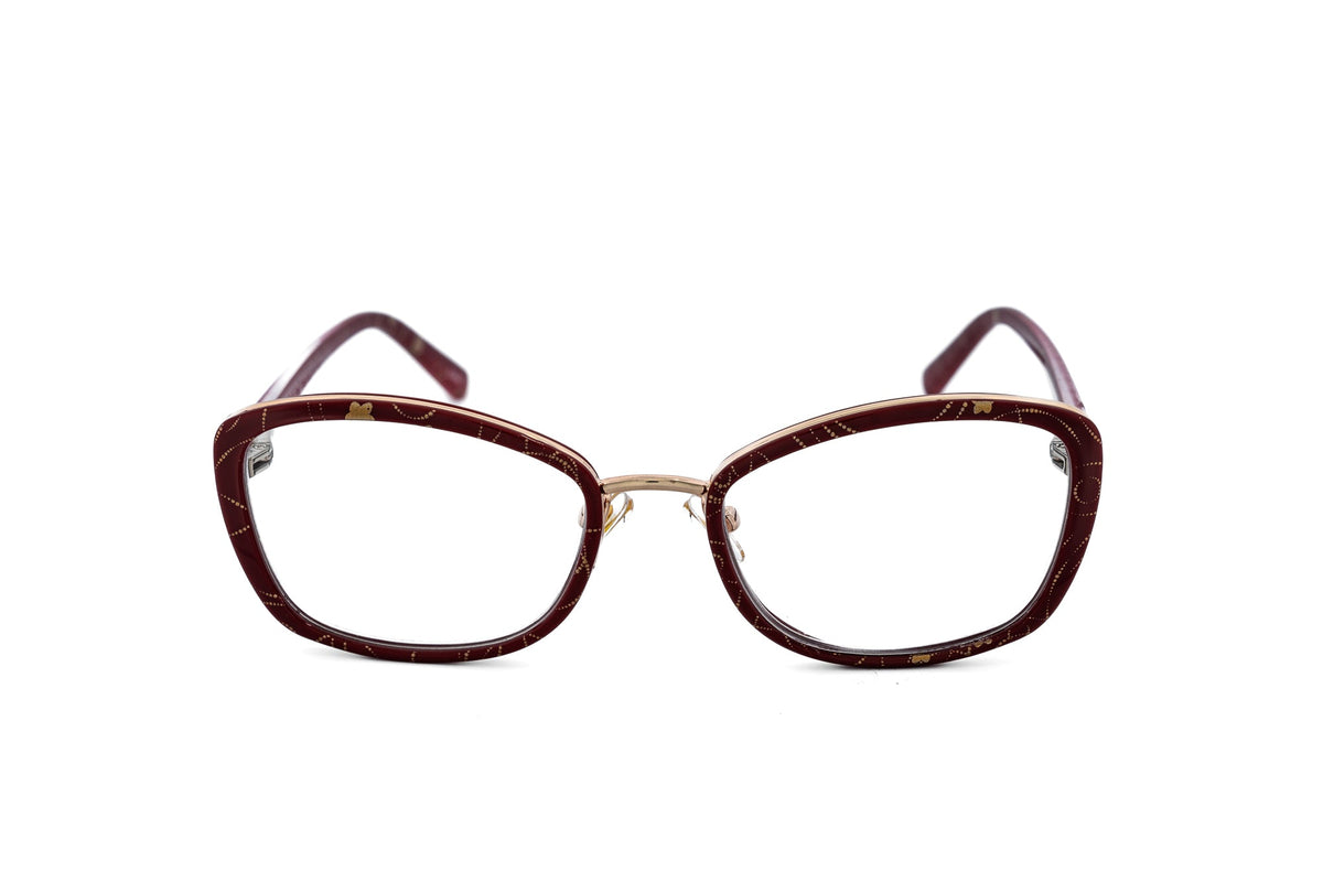 Boléro Claret — Burgundy Cat-Eye Reading Glasses-2
