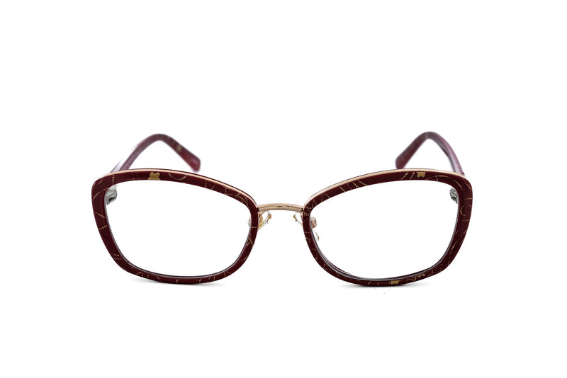 Boléro Claret — Burgundy Cat-Eye Reading Glasses-2