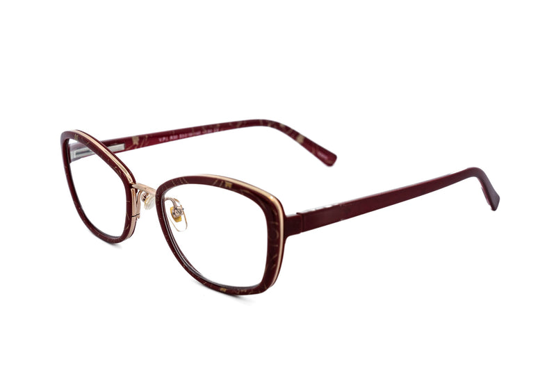 Boléro Claret — Burgundy Cat-Eye Reading Glasses-1