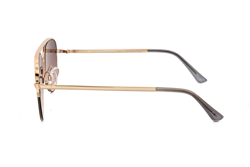 Boléro Isla — Gold Aviator Sunglasses-3