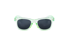 Boléro Lumo — Translucent Pink Classic Square Kids Sunglasses-5