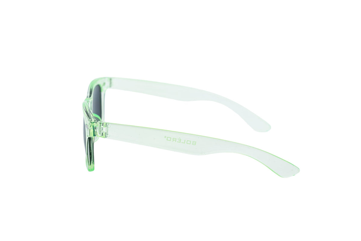 Boléro Lumo — Translucent Pink Classic Square Kids Sunglasses-6